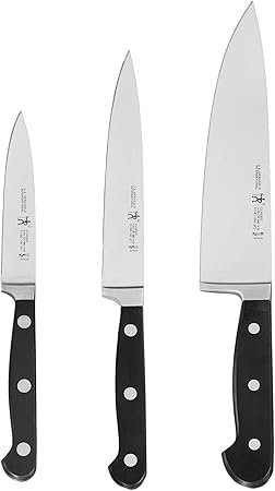 61bGfHgnnNL._AC_SY450_.jpg HENCKELS Classic Razor-Sharp 3-Piece Kitchen Knife Set, Chef Knife, Paring Knife, Utility Knife, German Engineered Informed by 100+ Years of Mastery, Stainless Steel