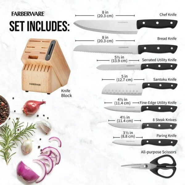 Farberware-Edgekeeper-16-Piece-Triple-Rivet-Cutlery-Block-Set-with-Built-In-Sharpener-Black_e32beadb-c2a5-4fa3-bd91-77d99ab7c476.696a23ffa62149813e2ef6d62b582203.jpeg Farberware Edgekeeper 16-Piece Triple-Rivet Cutlery Block Set with Built-In Sharpener, Black