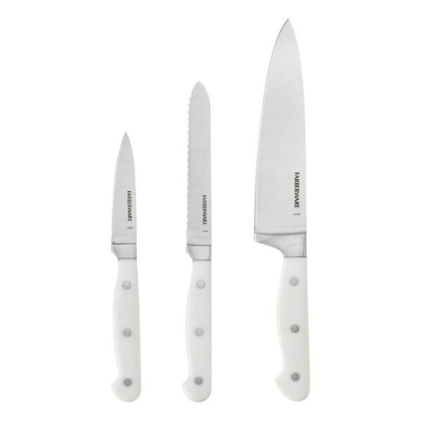Farberware-Professional-3-Piece-Forged-Triple-Rivet-Chef-Knife-Set-Razor-Sharp-Kitchen-Knives-White_619cdc7f-81b3-42fd-a34e-474b9d33582e.12a5509391ea41e4346b5f5c265bcb9e.jpeg Farberware Professional 3-Piece Forged Triple Rivet Chef Knife Set Razor Sharp Kitchen Knives White