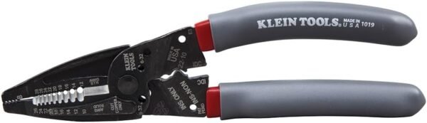 41zyDBMvq9L._AC_SL1000_.jpg Klein Tools 1019 Klein Kurve Wire Stripper / Crimper / Cutter for B and IDC Connectors, Made in USA, Terminals, More
