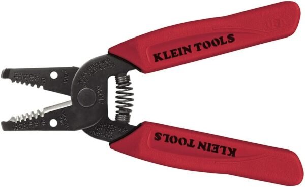 510FdTJUWQL._AC_SL1000_.jpg Klein Tools 11046 Wire Stripper, Wire Cutter for 16-26 AWG Stranded wire, Compact Nose with Precision-ground Stripping Holes, Made in USA