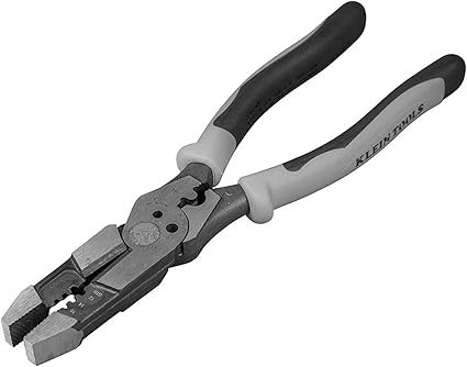 51MjjHHAeHL._AC_SX425_.jpg Klein Tools J215-8CR Multitool Pliers, Hybrid Multi Purpose Tool / Crimper, Wire Stripper, Bolt Shearing, Wire Grabbing, Twisting, Looping