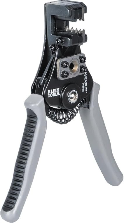 51STpBOplRL._AC_SX425_.jpg Klein Tools 11069S Automatic Solar Wire Stripper, Precision Stripping for 6 to 12 AWG Solid and 8 to 14 AWG PV Electrical Stranded Wire